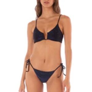 NWT MAAJI BLUE JEWEL bikini Two pieces Medium Small